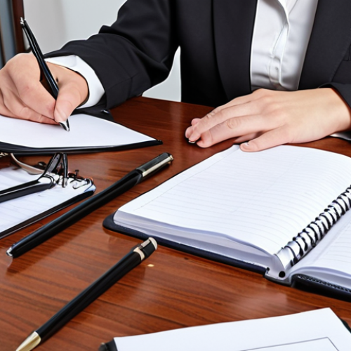 Home 13 A labor attorney efficiently managing their workload with a clear to-do list, enjoying a balanced life after work.
