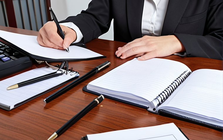 A labor attorney efficiently managing their workload with a clear to-do list, enjoying a balanced life after work.