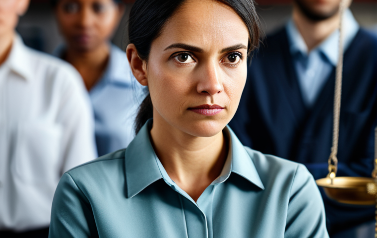노무사로서의 성과와 과제 - The Future of Labor and AI**

Prompt: A female labor attorney is collaborating with an AI interface ...