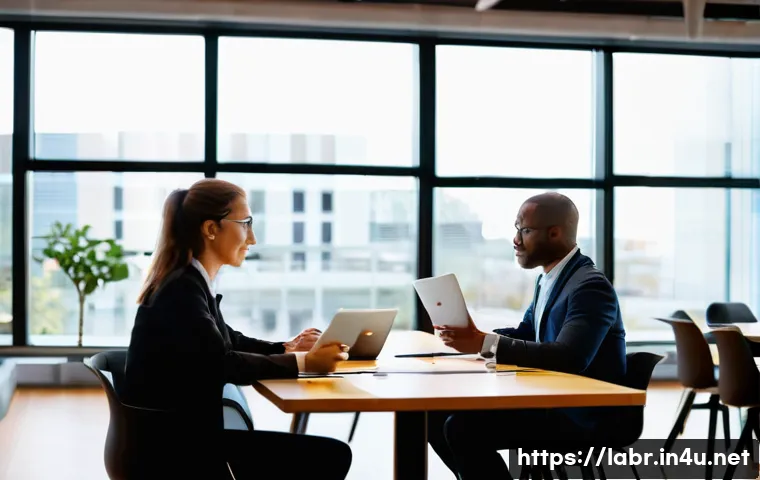 노무사의 커뮤니티 활동과 네트워킹 - **Image Prompt 1: Collaborative Legal Minds in a Modern Setting**
Prompt: A diverse group of pro...